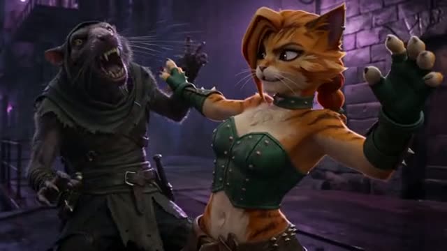 Expressive animal characters in a cinematic world.
