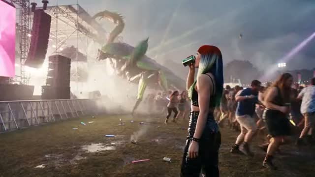 A group enters an expansive fantasy setting.