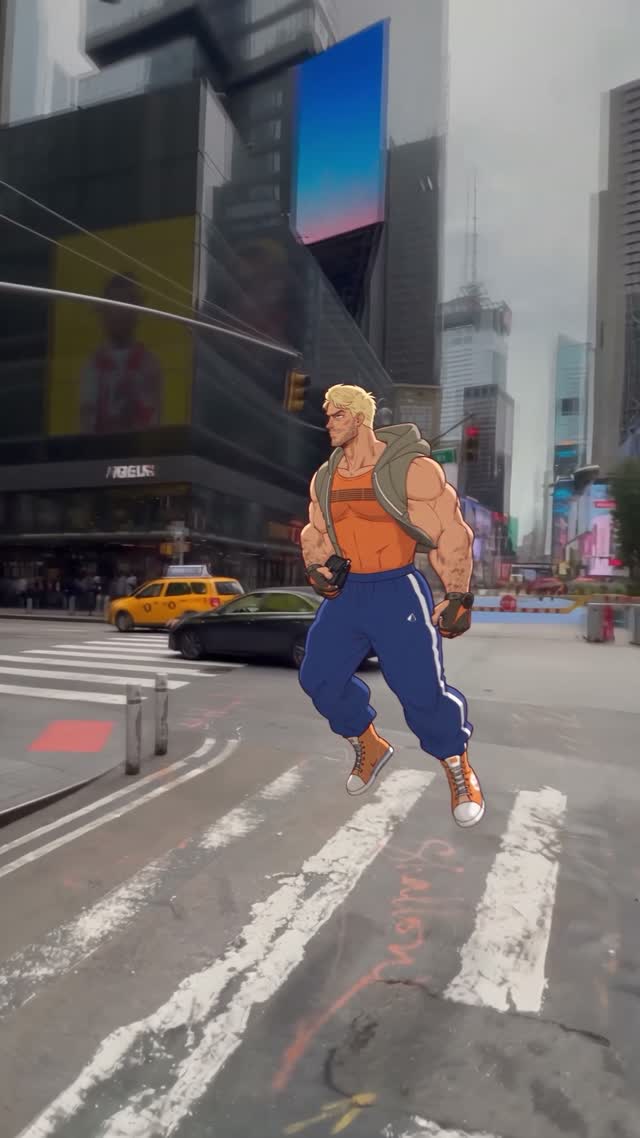 A vertical street-style movement study.